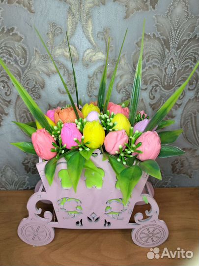 Букеты из мыла