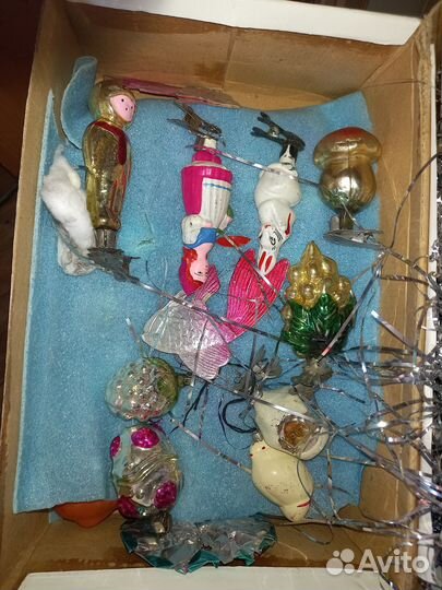 Елочные игрушки СССР