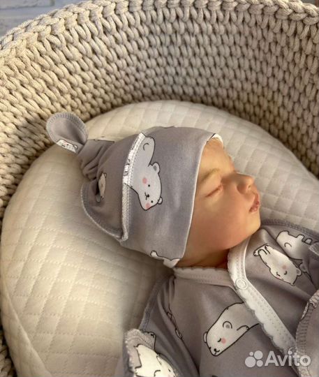 Шапочки для новорождённых