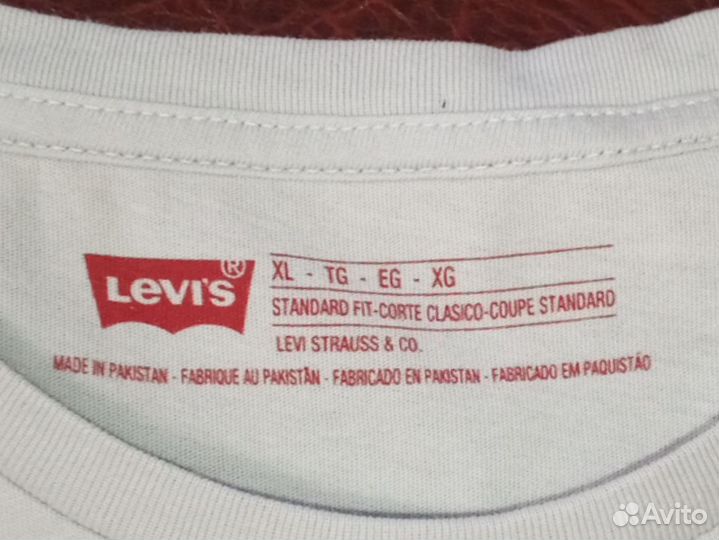 Белая футболка Levi Strauss & Co, размер XL