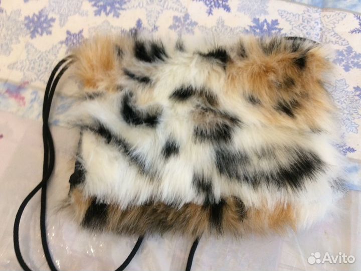 Пух. платок,муфта,мех.жилет,шапки,опушки