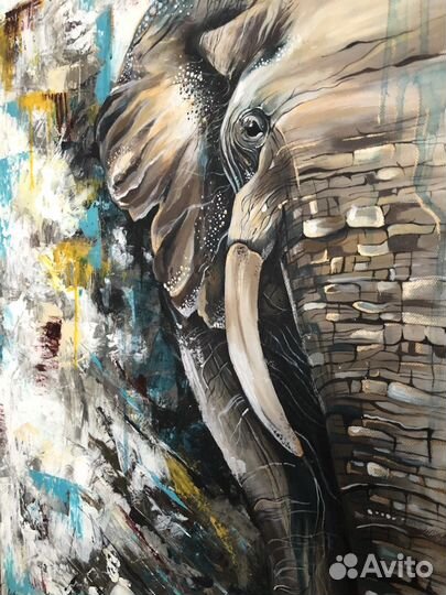 Картина «слон»