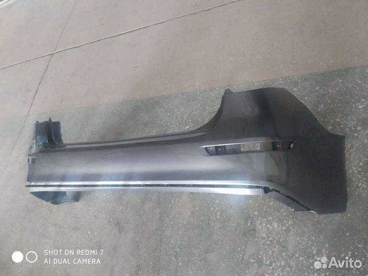 Бампер задний Киа Рио 15-17 г.в. новый,серый