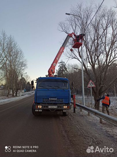 Услуги крана -манипулятора+Камаза самосвала