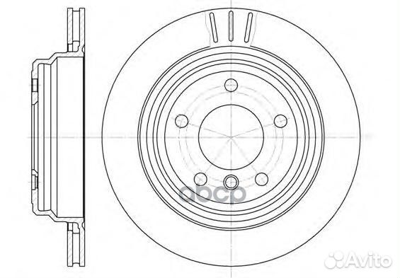 6588.10 диск тормозной задний BMW E39 2.3-4.0