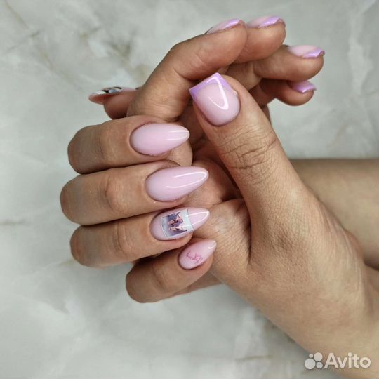 Маникюр с покрытием гель-лаком