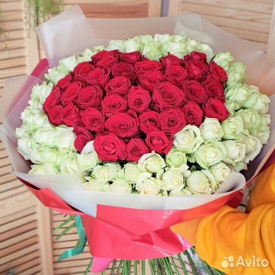 Оригинальные букеты из роз