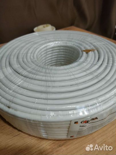 Коаксиальный кабель RG-6U 100м