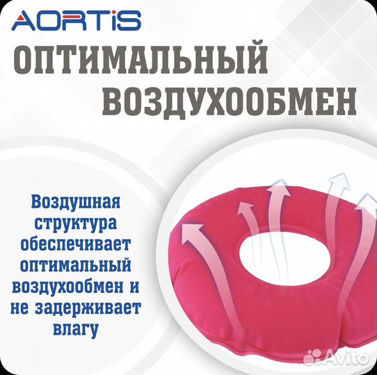 Подушка противопролежневая для сидения aortis