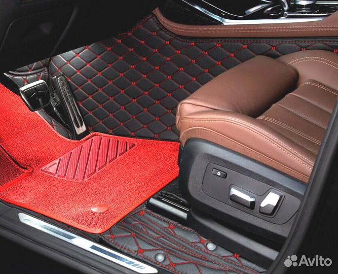 3D Коврики Lexus RX Высокие Борта Экокожа