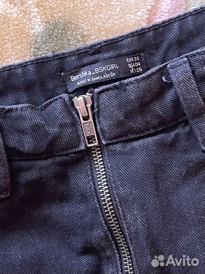 Джинсовая юбка bershka