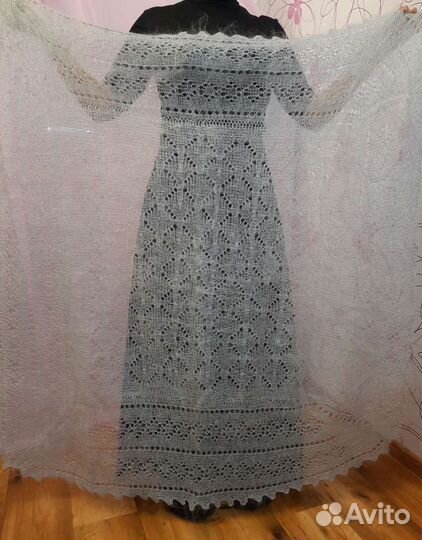 Пуховый платок