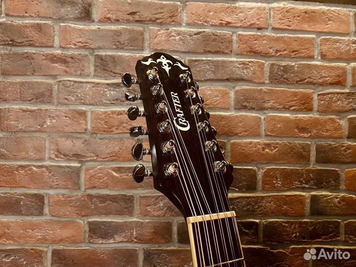 Электроакустическая Гитара 12 струн Crafter + Набо