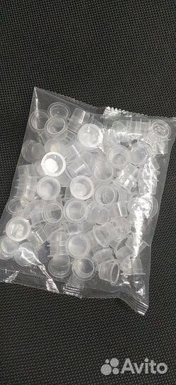 Колпачки(капсы) для тату и микроблейдинга -200шт