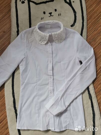 Блузка белая Школьная