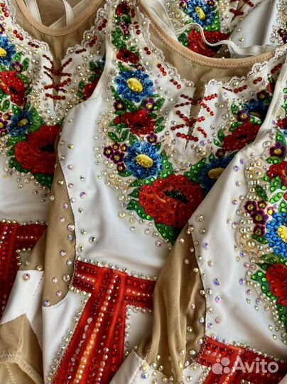 Купальник для синхронного плавания, группа (8 шт)