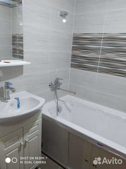 Ремонт квартира. Ванна туалет