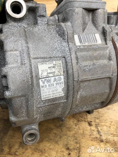 Компрессор кондиционера VW Passat B7