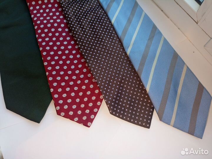 Галстуки брендовые в 7 сложений