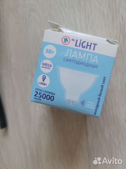 Лампа накаливания и патроны новые