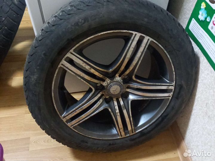 Литые диски /шины 205/55 r16 на mercedes