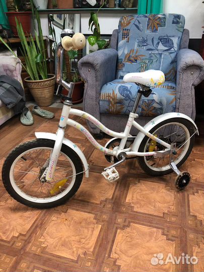 Велосипед детский stels белый