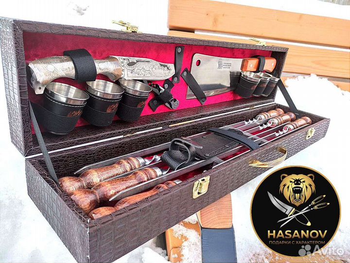 Шашлычный набор для шампуров