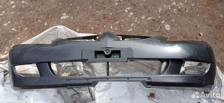 Передний бампер mitsubishi lancer 9, дорейсталинг