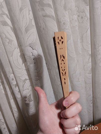 Китайский веер ручной работы