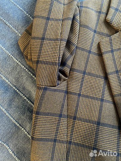 Пиджак benetton в клетку