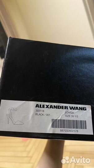 Туфли Alexander Wang