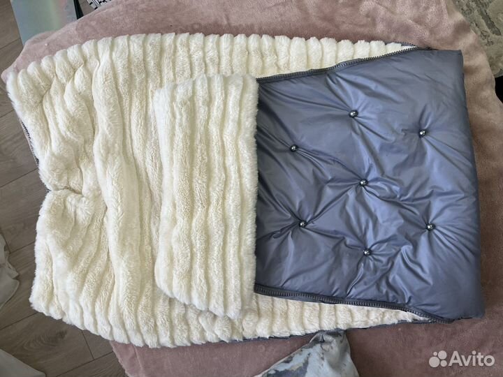 Конверт на выписку, в коляску теплый