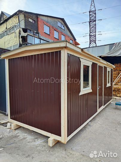 Новые деревянные бытовки