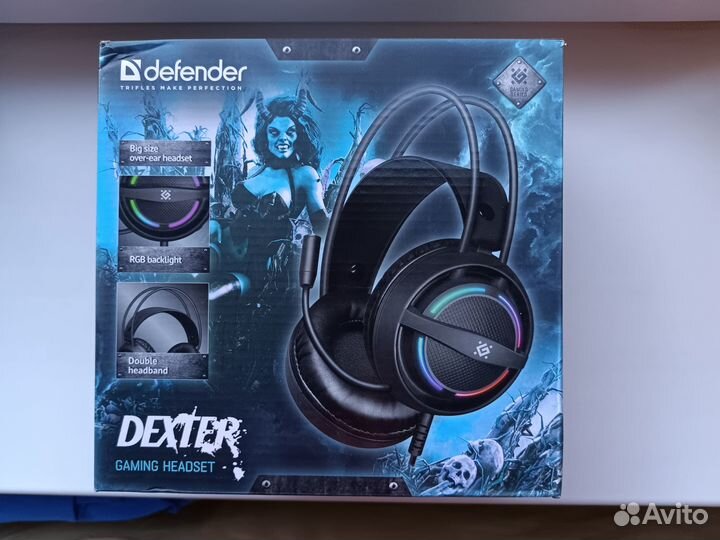 Игровые наушники проводные с микрофоном