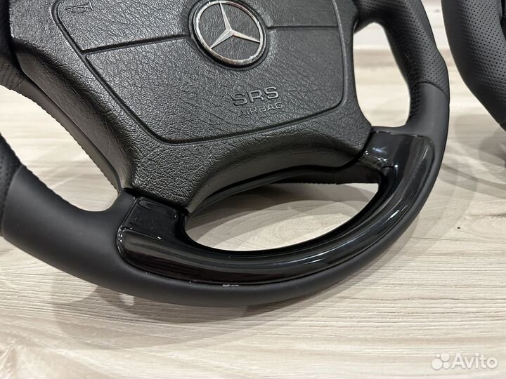 Руль Mercedes Victor DB3 Чёрное дерево