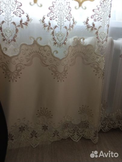 Шторы и тюль для зала и кухни