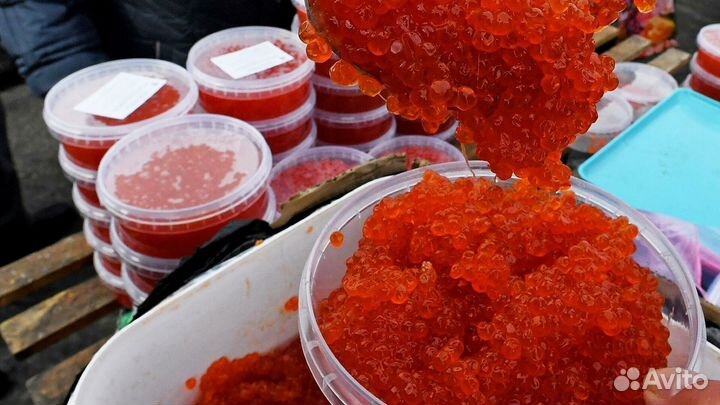 Красная икра Кеты- слабосоленая