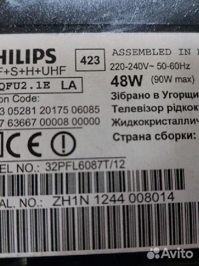 Матрица для телевизоров Philips