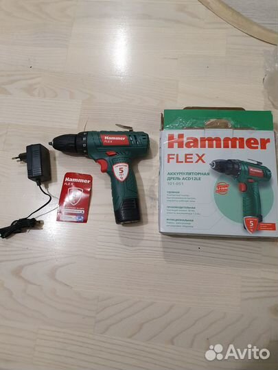 Дрель шуруповерт Hammer ACD12LE