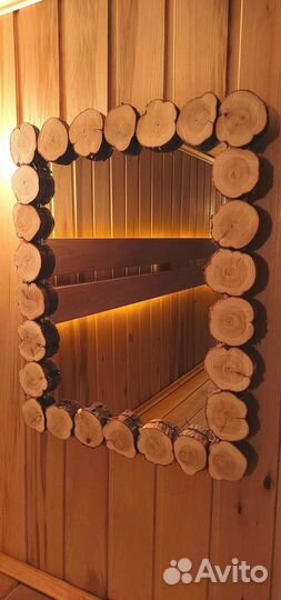 Зеркало из спилов