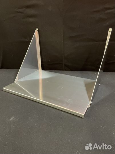 Полка пристенная из нержавейки