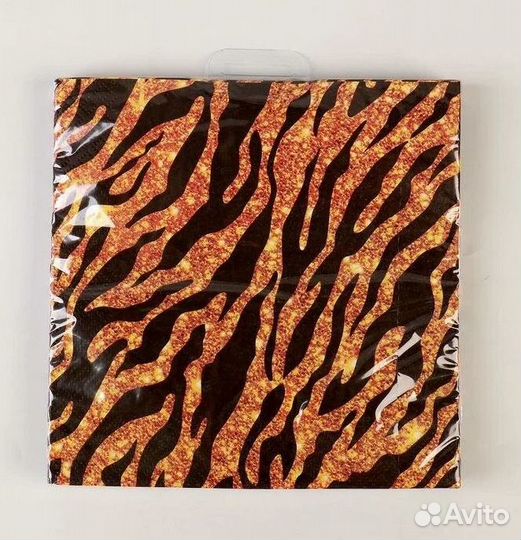 Салфетки Wild Party 33см X 33см 12шт, 6073626