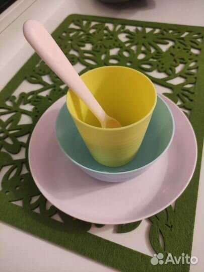 Детская посуда калас Kalas Икея IKEA