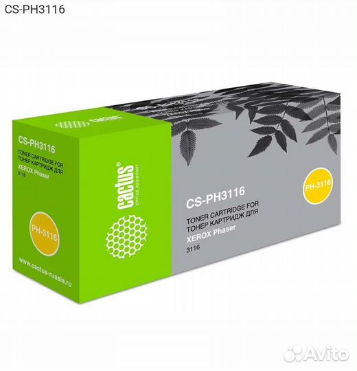 CS-PH3116, Тонер-картридж cactus Phaser 3116 Лазерны