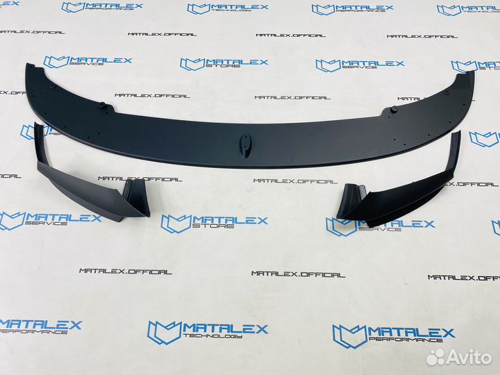 Сплиттер переднего бампера BMW F10, M Performance