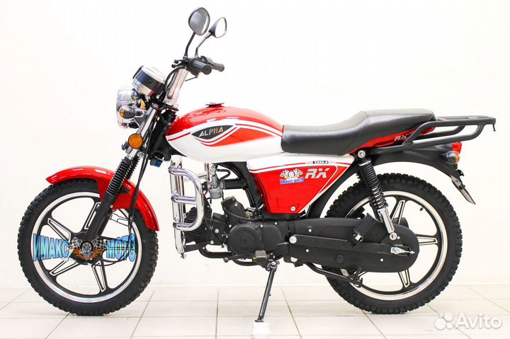 Мопед Motoland Альфа RX 11, 110 см3. red/white