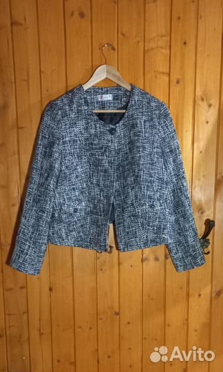 Жакет женский с добавлением шерсти 44р