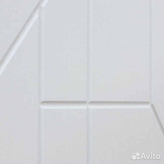 Дверь входная Белая металлическая шумо-изоляционная