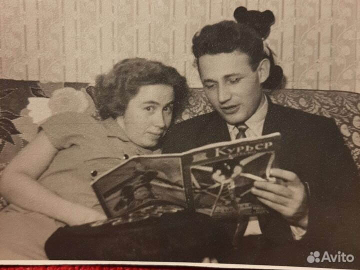 Фото / книголюбы шесть штук/ 1956г. СССР