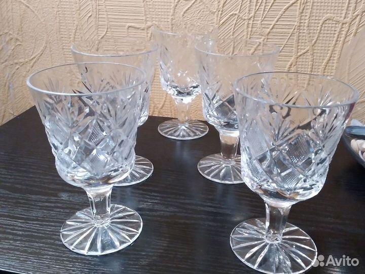 Фужеры хрустальные СССР 13см